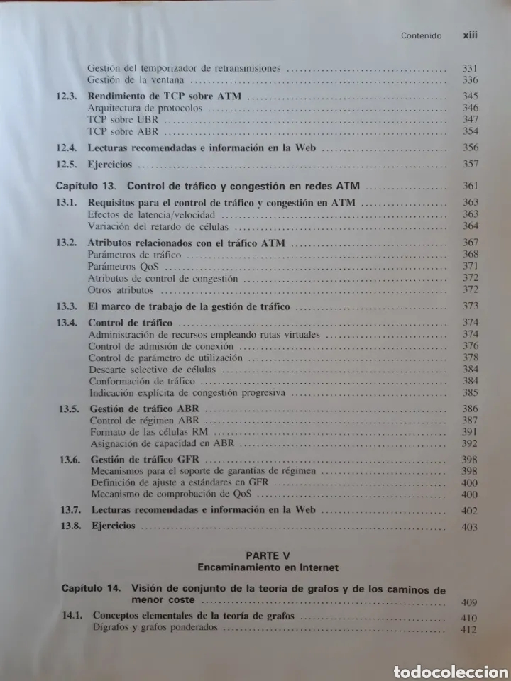 Libros de segunda mano: REDES E INTERNET DE ALTA VELOCIDAD - WILLIAM STALLINGS - PRENTICE HALL - 2003 - Foto 11