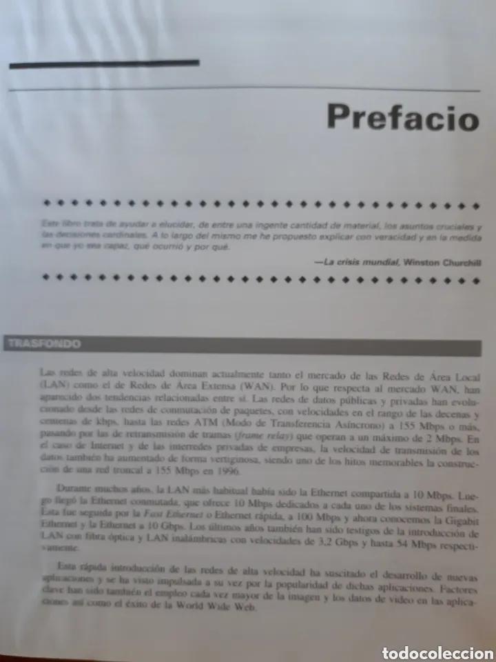 Libros de segunda mano: REDES E INTERNET DE ALTA VELOCIDAD - WILLIAM STALLINGS - PRENTICE HALL - 2003 - Foto 17