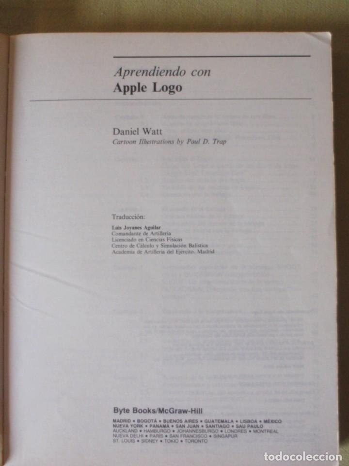 Libros de segunda mano: Aprendiendo con Apple Logo - Foto 2