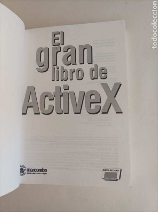 Libros de segunda mano: El gran libro de ActiveX / Dr. Schwarte - Foto 2