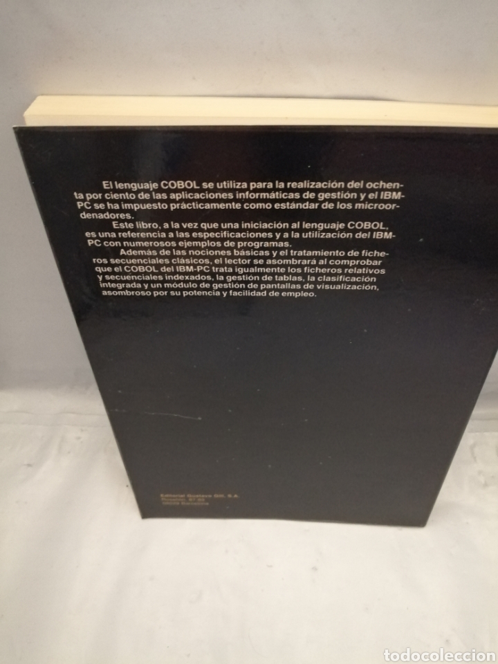 Libros de segunda mano: COBOL PARA EL IBM - PC Y COMPATIBLES - Foto 2