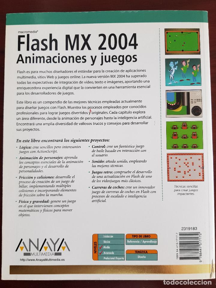 Libros de segunda mano: Flash MX 2004 Animaciones y Juegos - Foto 3