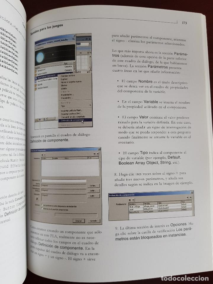 Libros de segunda mano: Flash MX 2004 Animaciones y Juegos - Foto 7