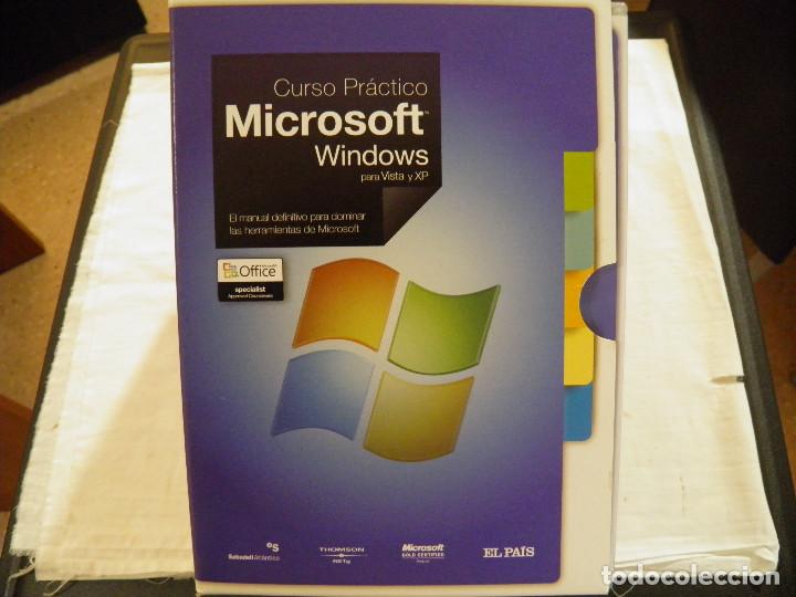 Libros de segunda mano: CURSO PRACTICO MICROSOFT WINDOWS PARA VISTA Y XP CD-ROM - EL PAIS - Foto 1