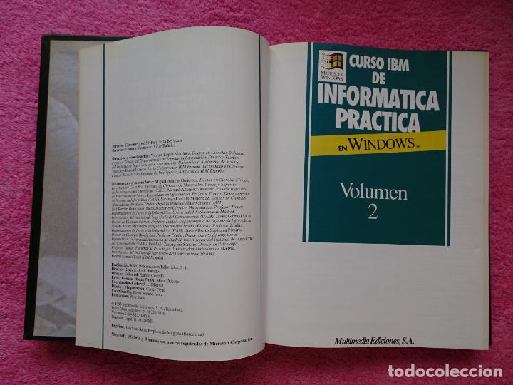 Libros de segunda mano: curso IBM de inform&aacute;tica pr&aacute;ctica en Windows editorial RBA 1995 colecci&oacute;n completa 5 tomos - Foto 21
