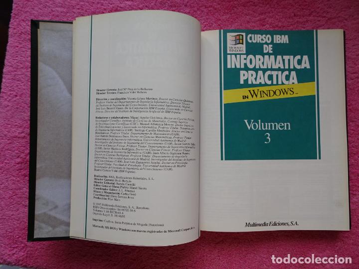 Libros de segunda mano: curso IBM de inform&aacute;tica pr&aacute;ctica en Windows editorial RBA 1995 colecci&oacute;n completa 5 tomos - Foto 42