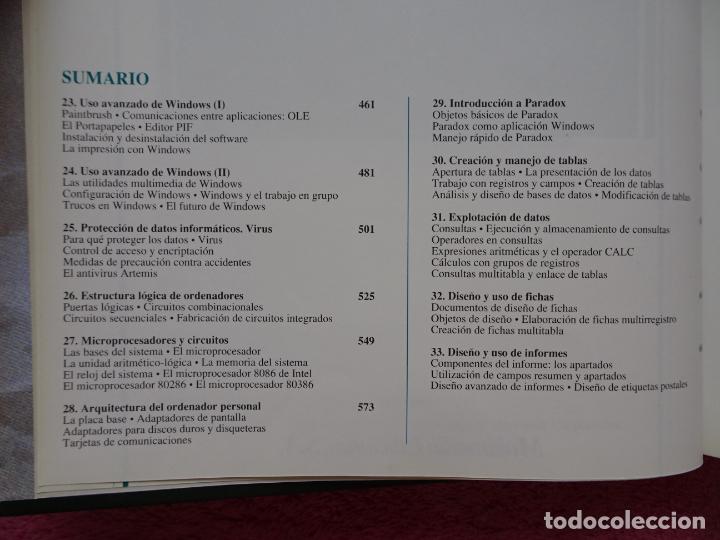 Libros de segunda mano: curso IBM de inform&aacute;tica pr&aacute;ctica en Windows editorial RBA 1995 colecci&oacute;n completa 5 tomos - Foto 45