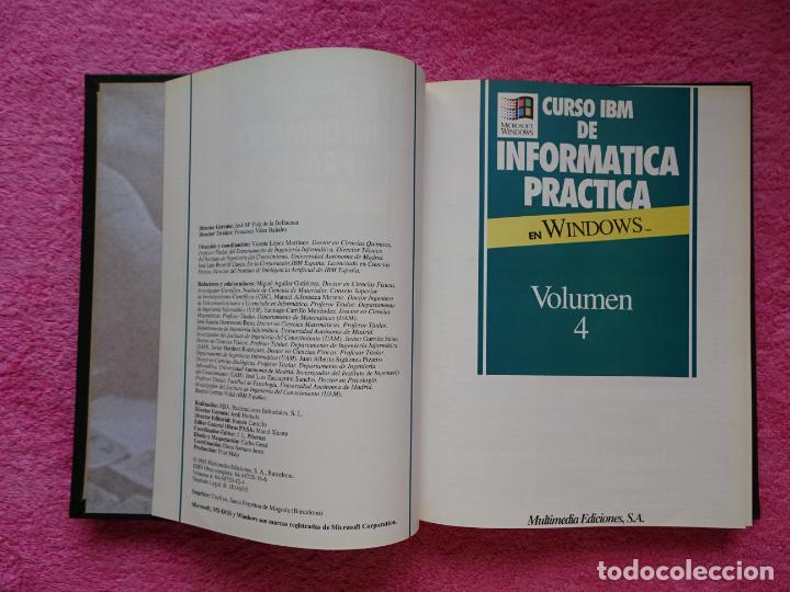Libros de segunda mano: curso IBM de inform&aacute;tica pr&aacute;ctica en Windows editorial RBA 1995 colecci&oacute;n completa 5 tomos - Foto 64