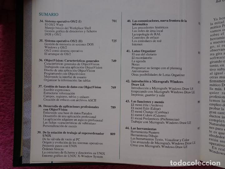 Libros de segunda mano: curso IBM de inform&aacute;tica pr&aacute;ctica en Windows editorial RBA 1995 colecci&oacute;n completa 5 tomos - Foto 66