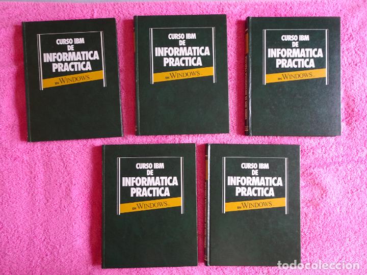 Libros de segunda mano: curso IBM de inform&aacute;tica pr&aacute;ctica en Windows editorial RBA 1995 colecci&oacute;n completa 5 tomos - Foto 1