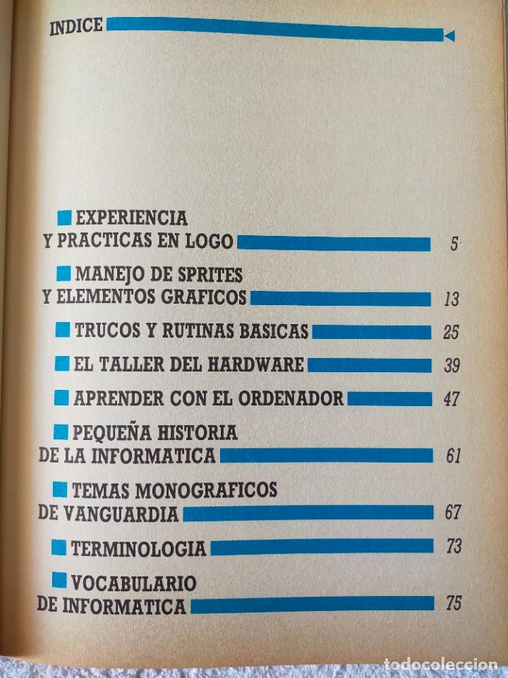 Libros de segunda mano: TALLER DE INFORMATICA. PROGRAMAS PARA AMSTRAD, IBM, SPECTRUM, COMMODORE y MSX - LOTE DE 14 TOMOS. - Foto 5