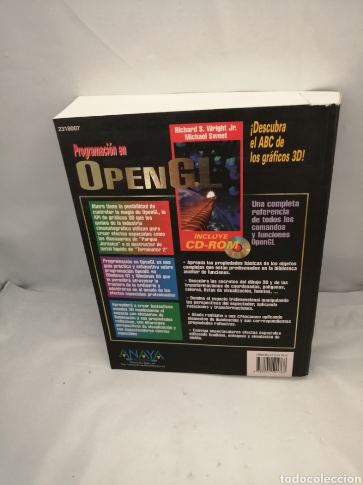 Libros de segunda mano: PROGRAMACI&Oacute;N EN OPEN GL. UNA GU&Iacute;A DE REFERENCIA COMPLETA DE OPENGL (INCLUYE CD-ROM) - Foto 2