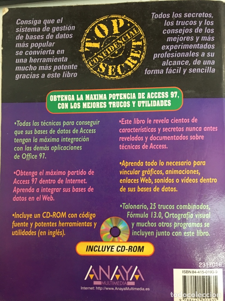 Libros de segunda mano: LOS SECRETOS DE ACCESS 97 - ANAYA - Foto 3