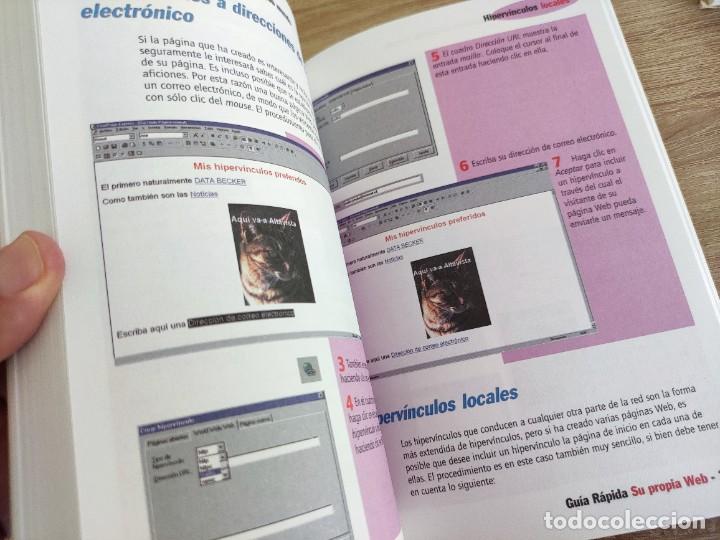 Libros de segunda mano: LIBRO 2000 - DATA BECKER - GUIA RAPIDA SU PROPIA WEB -300GR - Foto 2