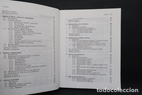 Libros de segunda mano: LIBRO INFORMATICA ARQUITECTURA DE ORDENADORES . ALCALDE ORMAECHEA MCGRAW HILL 1991 - Foto 6