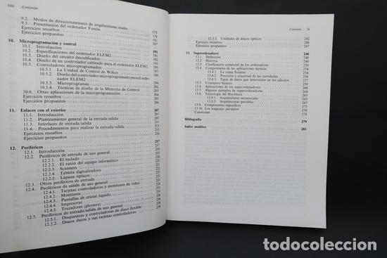 Libros de segunda mano: LIBRO INFORMATICA ARQUITECTURA DE ORDENADORES . ALCALDE ORMAECHEA MCGRAW HILL 1991 - Foto 7