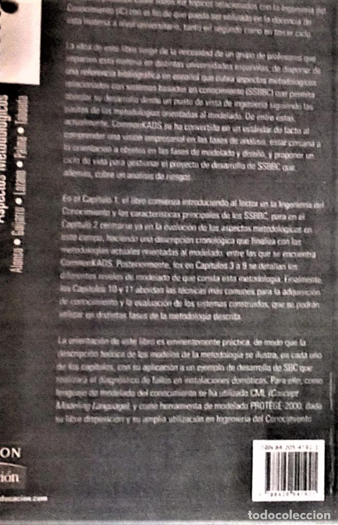 Libros de segunda mano: INGENIERIA DEL CONOCIMIENTO: ASPECTOS METODOLOGICOS - Foto 2