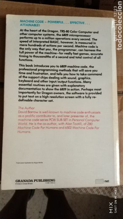 Libros de segunda mano: 6809 MACHINE CODE PROGRAMING -DAVID BARROW (ORIGINAL A&Ntilde;OS 80) - Foto 4