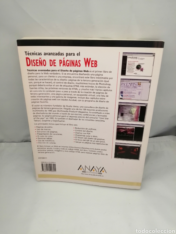 Libros de segunda mano: T&Eacute;CNICAS AVANZADAS PARA EL DISE&Ntilde;O DE P&Aacute;GINAS WEB - Foto 2