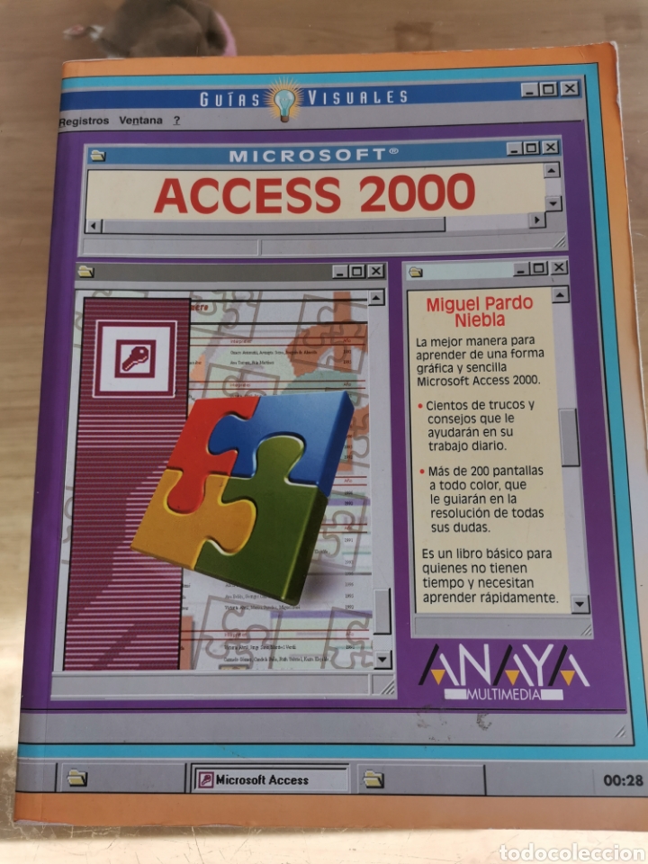 Libros de segunda mano: 3.2 Microsoft Access 2000 Anaya. Gu&iacute;a virtual. Miguel Pardo Niebla - Foto 1