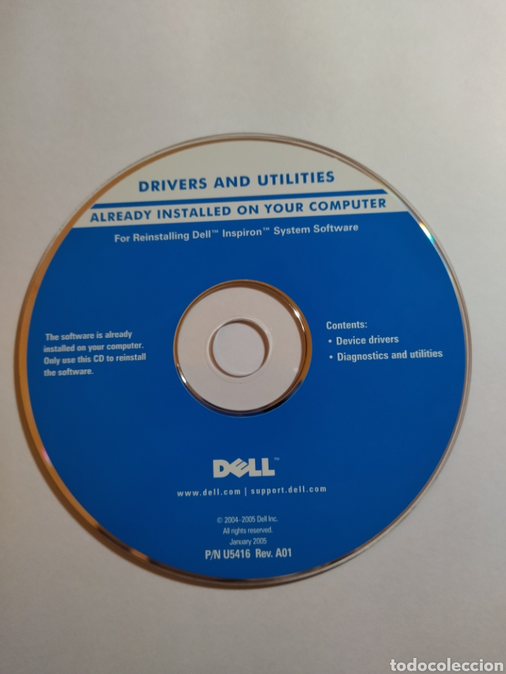 Libros de segunda mano: Software drivers para port&aacute;til Dell Inspiron - Foto 5