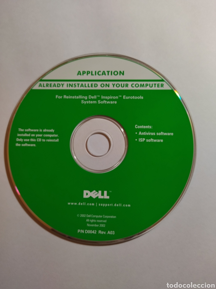 Libros de segunda mano: Software drivers para port&aacute;til Dell Inspiron - Foto 1
