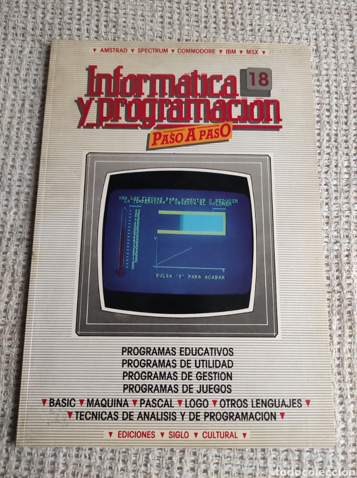 Libros de segunda mano: INFORMATICA Y PROGRAMACION PASO A PASO N&ordm; 18 -AMSTRAD, SPECTRUM, COMMODORE,