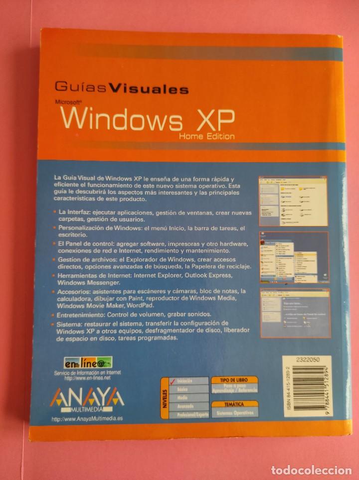 Libros de segunda mano: WINDOWS XP GU&Iacute;AS VISUALES - Miguel Pardo Niebla - Foto 2
