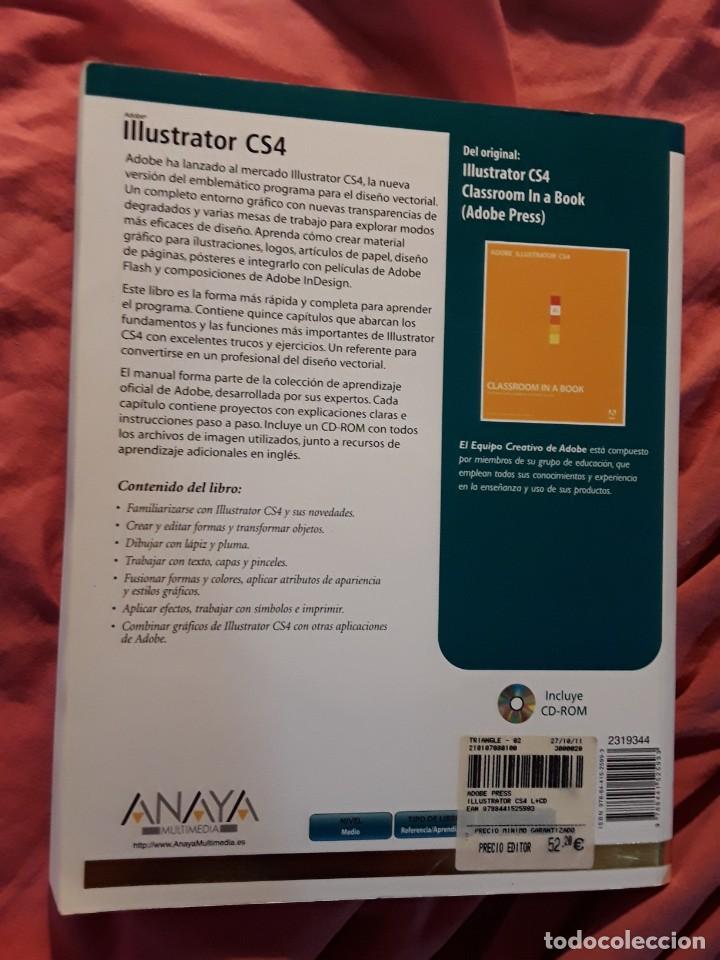 Libros de segunda mano: Illustrator CS4 el libro oficial (Adobe) - Foto 2