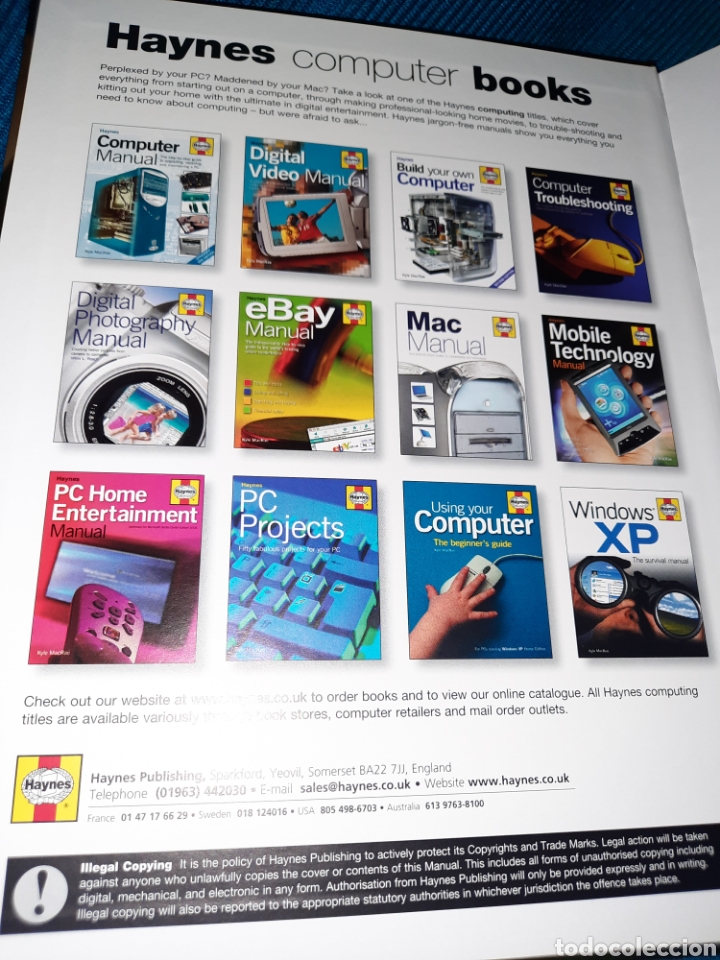 Libros de segunda mano: INTERNET GENEALOGY MANUAL, KYLE MC RAE. HAYNES - Foto 3