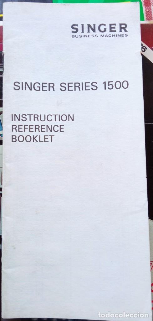 Libros de segunda mano: Singer Series 1500 - Instruction Reference Booklet - Foto 1