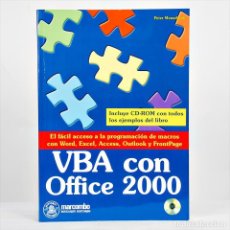 Libros de segunda mano: VBA CON OFFICE 2000 INCLUYE CD-ROM MARCOMBO BOIXAREU EDITORES