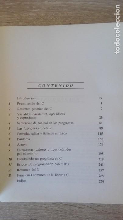 Libros de segunda mano: LIBRO PROGRAMACI&Oacute;N EN LENGUAJE C - HERBERT SCHILDT - OSBORBE/MCGRAW-HILL - A&Ntilde;O 1988. - Foto 4