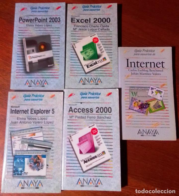 Libros de segunda mano: Guias practicas Anaya. Internet - Internet Explorer 5 - Power point - Excel - Acces - Foto 3