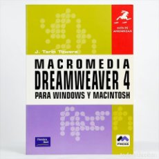 Libros de segunda mano: MACROMEDIA DREAMWEAVER 4 PARA WINDOWS Y MACINTOSH GUIA DE APRENDIZAJE ¡NUEVO!. Lote 306840248