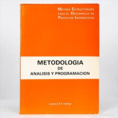 Libros de segunda mano: METODOLOGIA DE ANALISIS Y PROGRAMACION R.ASENSIO & F.RODRIGO. Lote 308679153