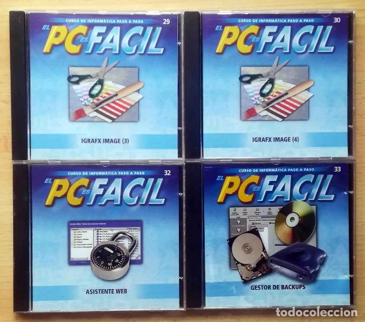 Libros de segunda mano: 15 CD-ROM: PC F&aacute;cil. Curso de inform&aacute;tica paso a paso. - Foto 4