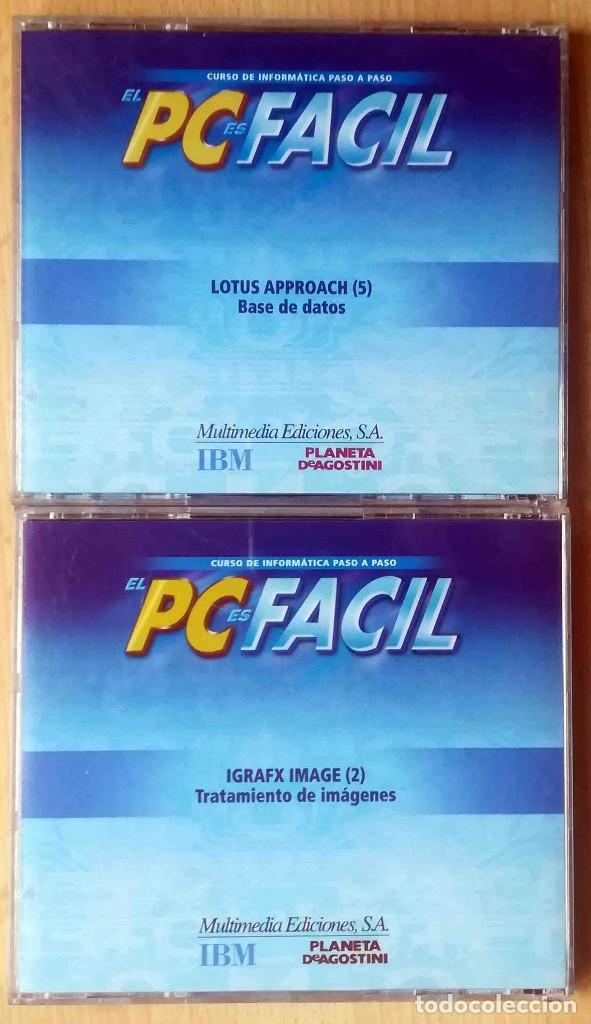 Libros de segunda mano: 15 CD-ROM: PC F&aacute;cil. Curso de inform&aacute;tica paso a paso. - Foto 9