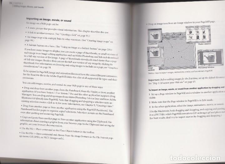 Libros de segunda mano: Manual de ADOBE PAGEMILL 2.0 MACINTOSH (1992/95) INGLES - Foto 3