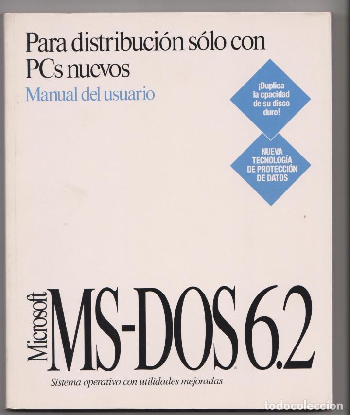 Libros de segunda mano: MS-DOS 6.2 MICROSFT 1993 - Foto 1