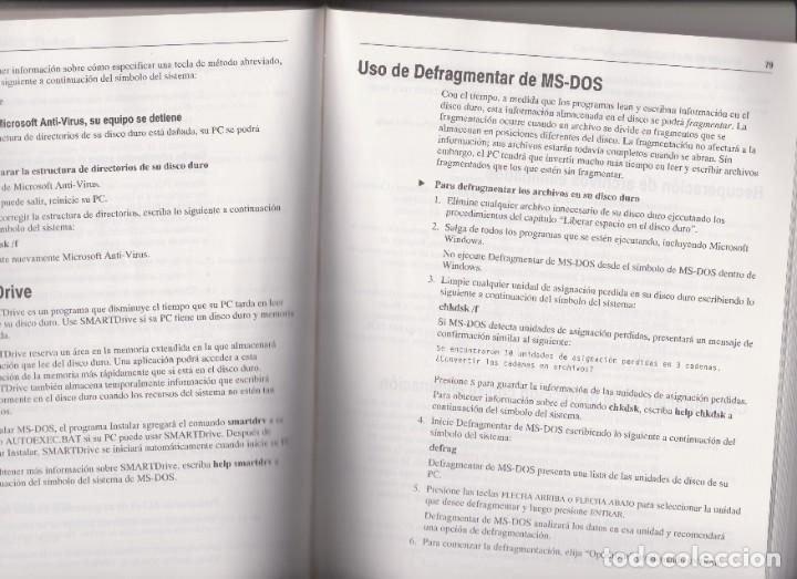 Libros de segunda mano: MS-DOS 6.2 MICROSFT 1993 - Foto 3