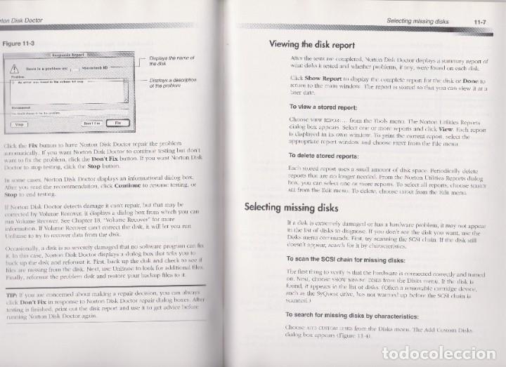 Libros de segunda mano: Symantec Norton Utilities versi&oacute;n 3 potencia de Macintosh Mac Book instrucciones - Foto 3