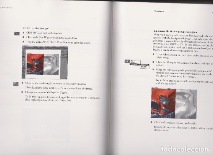 Libros de segunda mano: LIVE PICTURE 2.0 TUTORIAL MACINTOSH - Foto 2