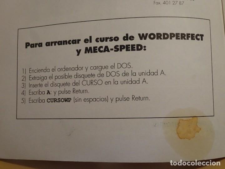 Libros de segunda mano: CURSO COMPLETO AUTODID&Aacute;CTICO N&ordm;1, WORD PERFECT - Foto 4