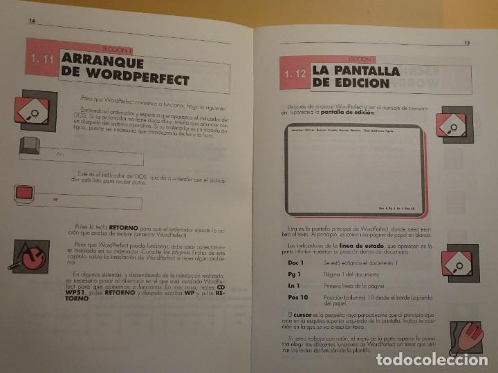 Libros de segunda mano: CURSO COMPLETO AUTODID&Aacute;CTICO N&ordm;1, WORD PERFECT - Foto 9