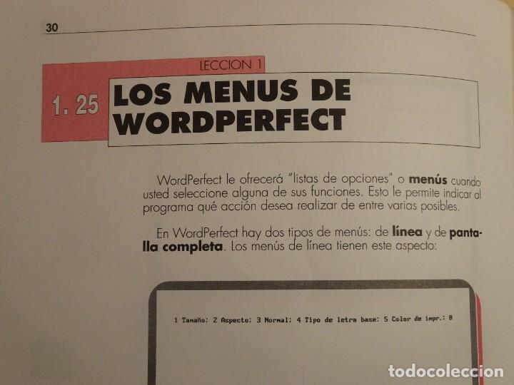 Libros de segunda mano: CURSO COMPLETO AUTODID&Aacute;CTICO N&ordm;1, WORD PERFECT - Foto 12