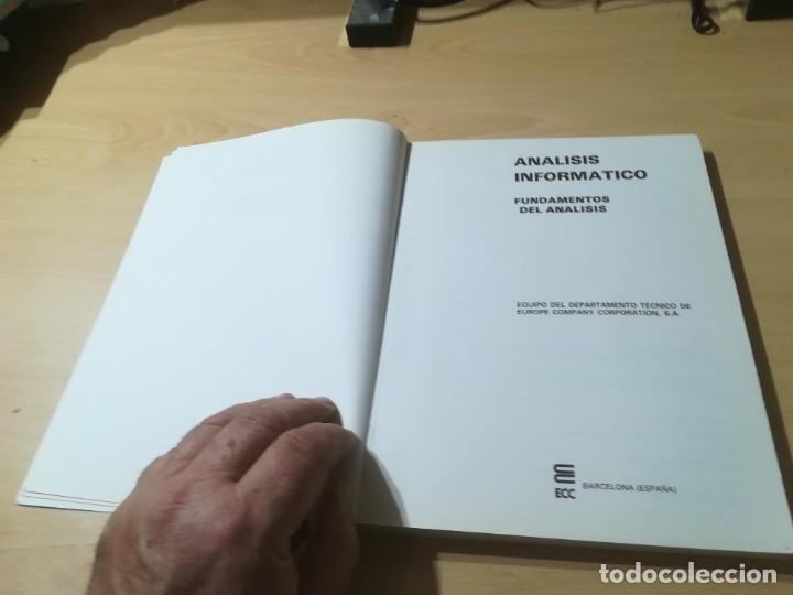 Libros de segunda mano: ANALISIS INFORMATICO, FUNDAMENTOS 2 / GRUPO ECC / / AK73 - Foto 5