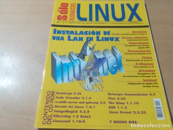 Libros de segunda mano: SOLO PROGAMADORES LINUX / A&Ntilde;O II NUM 13 / / AM17 - Foto 1