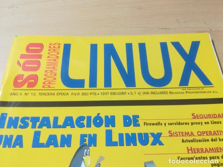 Libros de segunda mano: SOLO PROGAMADORES LINUX / A&Ntilde;O II NUM 13 / / AM17 - Foto 2