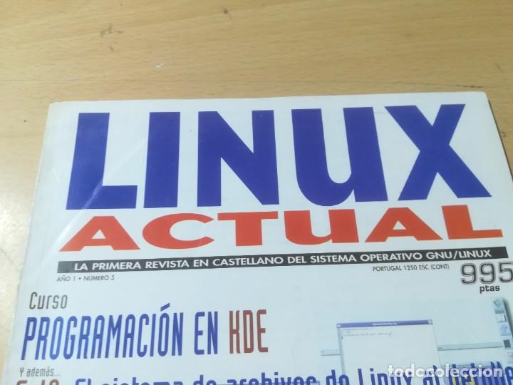 Libros de segunda mano: LINUX ACTUAL / A&Ntilde;O I N 5 / / AM17 - Foto 1